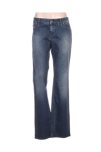 hugo boss jeans femme de couleur bleu