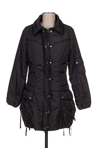 l33 manteaux femme de couleur noir