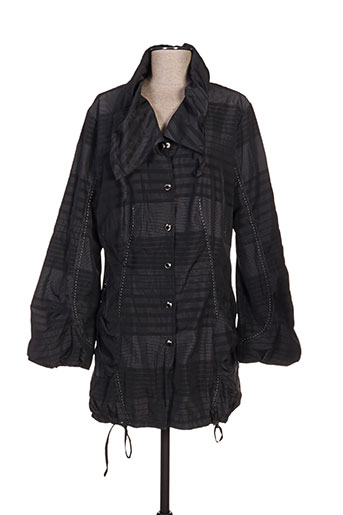 l33 manteaux femme de couleur noir