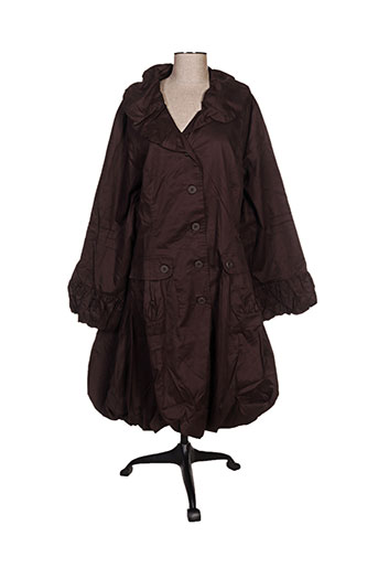 l33 manteaux femme de couleur marron