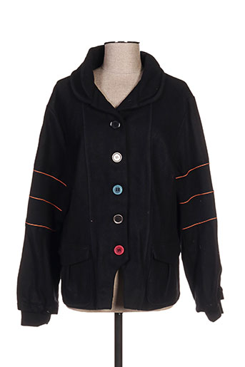 l33 manteaux femme de couleur noir