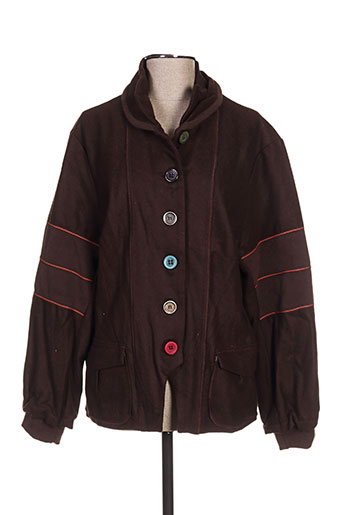 l33 manteaux femme de couleur marron