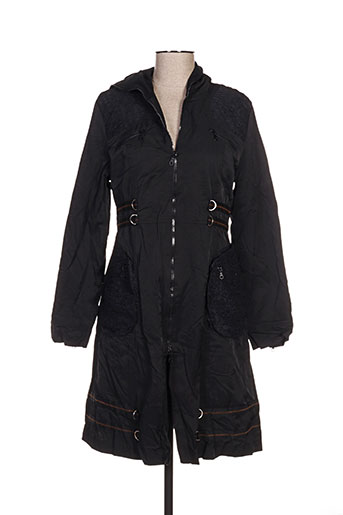 l33 manteaux femme de couleur noir