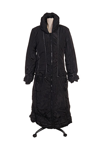 l33 manteaux femme de couleur noir