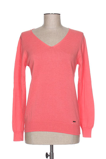 felino pulls femme de couleur orange