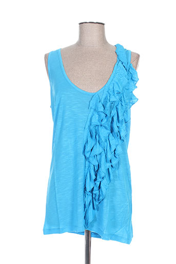 top studio chemises femme de couleur bleu