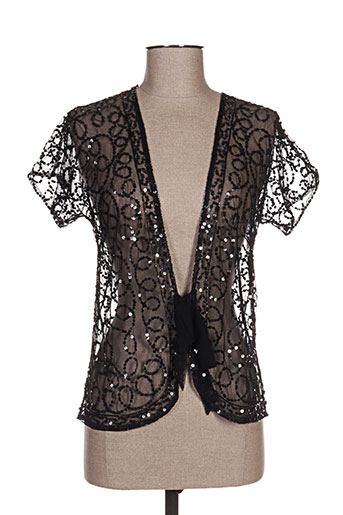 together gilets femme de couleur noir