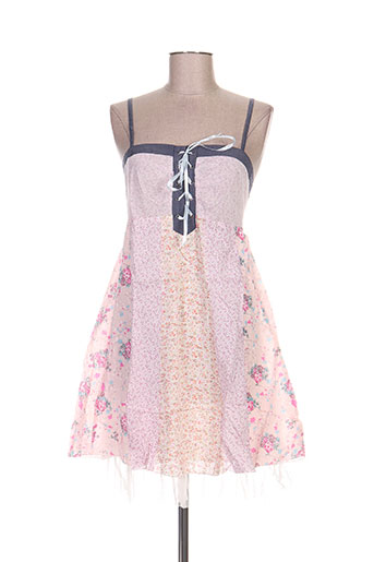 rose bleue robes femme de couleur rose