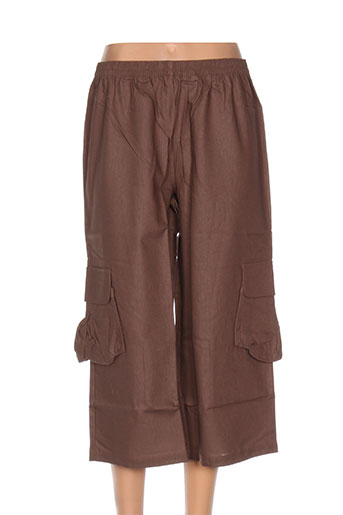 blancheporte pantacourts femme de couleur marron