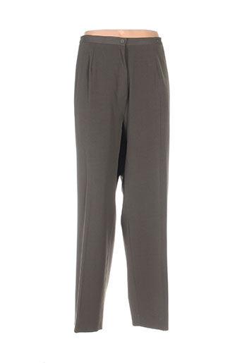 regine pantalons femme de couleur vert