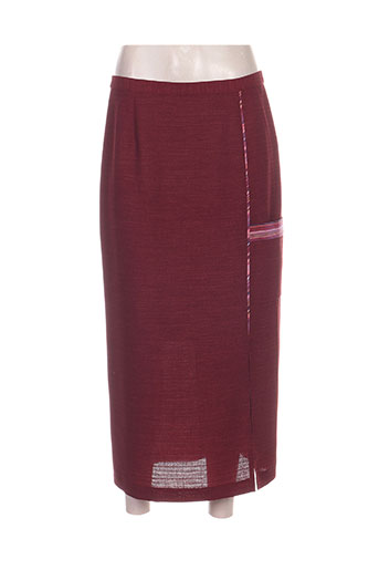 regine jupes femme de couleur rouge