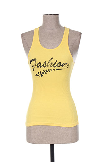 you t-shirts femme de couleur jaune