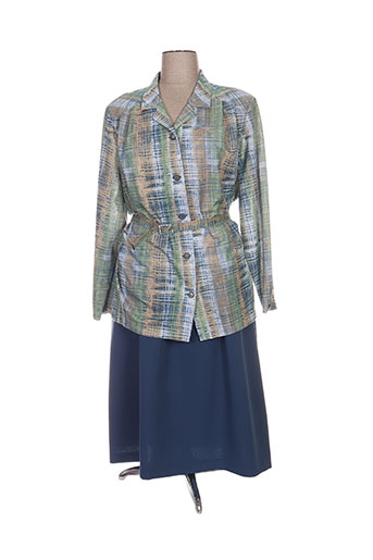 regine ensemble femme de couleur bleu