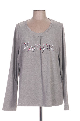 luisa viola t-shirts femme de couleur gris