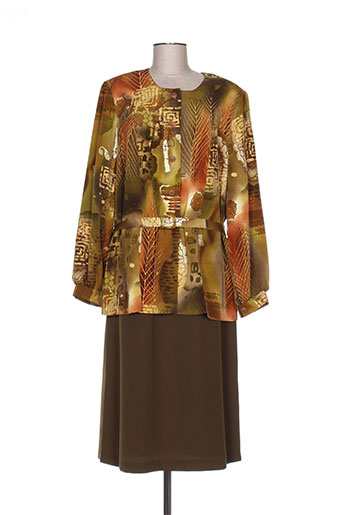 regine ensemble femme de couleur marron