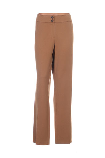 weinberg pantalons femme de couleur marron