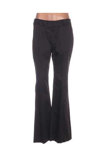 antonelle pantalons femme de couleur noir