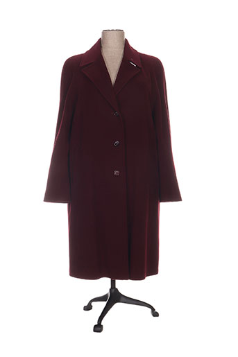 regine manteaux femme de couleur rouge