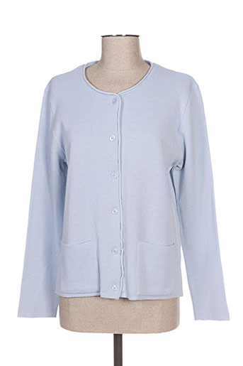 felino gilets femme de couleur bleu