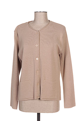 felino gilets femme de couleur beige