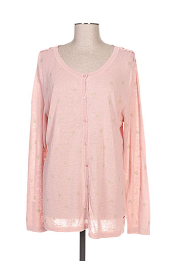 felino gilets femme de couleur rose