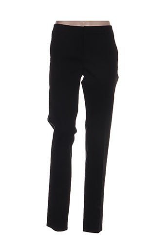 sportmax pantalons femme de couleur noir