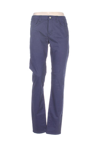 gant pantalons femme de couleur bleu