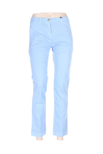 gant pantalons femme de couleur bleu