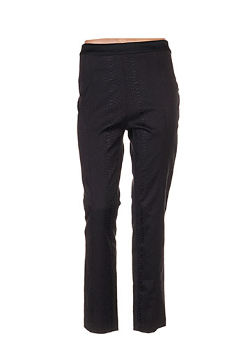 jus d'orange pantalons femme de couleur noir