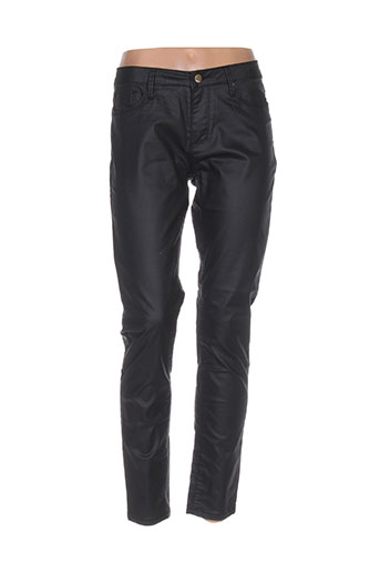 tiffosi pantalons femme de couleur noir