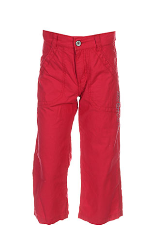coudemail pantacourts garçon de couleur rouge