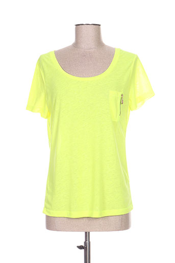 essentiel chemises femme de couleur jaune