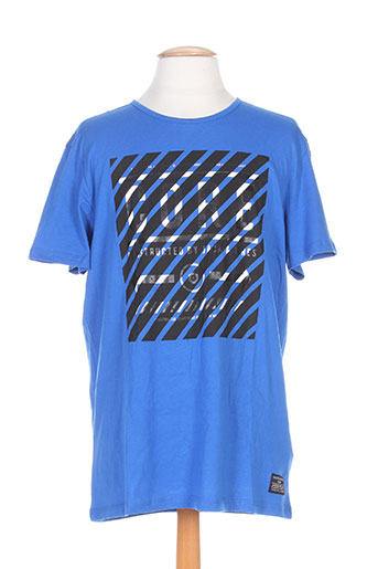 jack EFFI_CHAR_1 jones t-shirts homme de couleur bleu