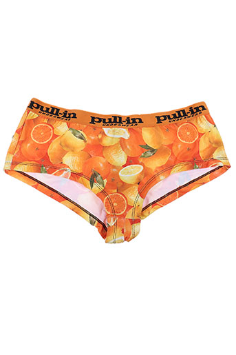 pull in lingerie femme de couleur orange