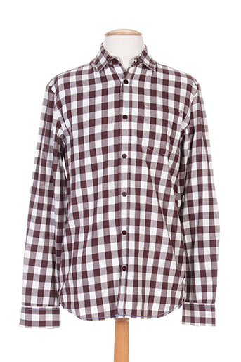 tibet chemises homme de couleur marron