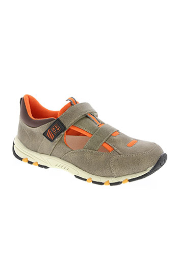noël chaussures garçon de couleur beige