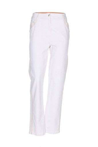 pause cafe pantalons femme de couleur beige