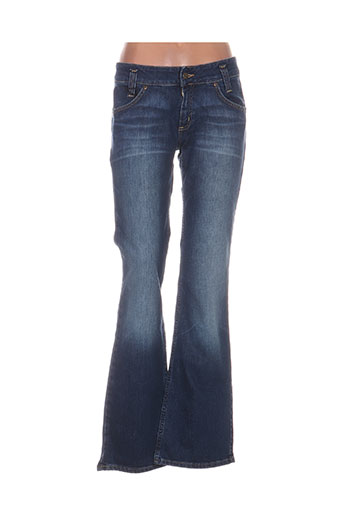 lee jeans femme de couleur bleu