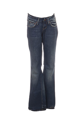 lee jeans femme de couleur bleu