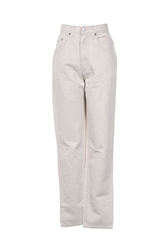 ober jeans femme de couleur beige