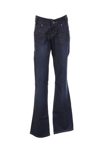 lee jeans femme de couleur bleu