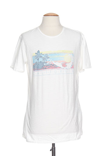 jack EFFI_CHAR_1 jones t-shirts homme de couleur blanc