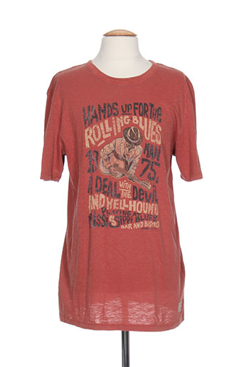 jack EFFI_CHAR_1 jones t-shirts homme de couleur rouge