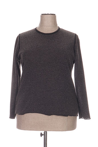 telmail pulls femme de couleur gris