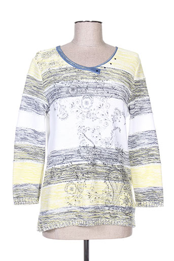 kalisson pulls femme de couleur jaune