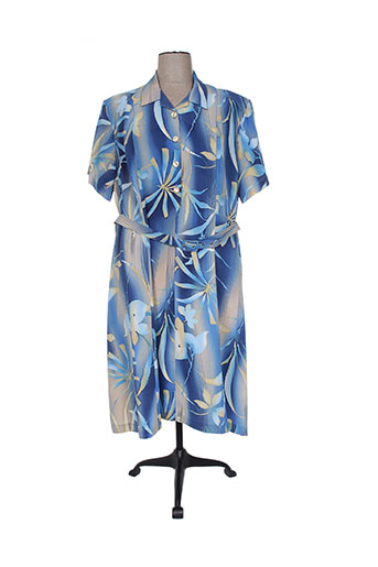 isa couture robes femme de couleur bleu