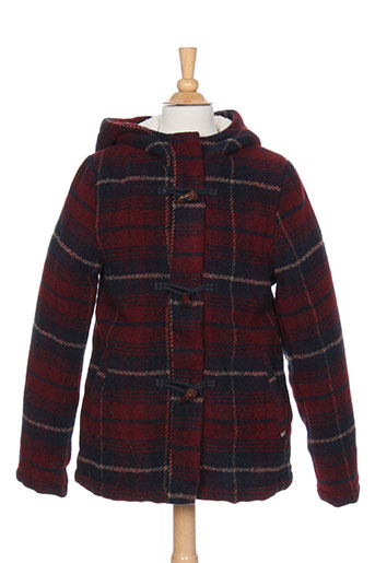 tiffosi manteaux garçon de couleur rouge