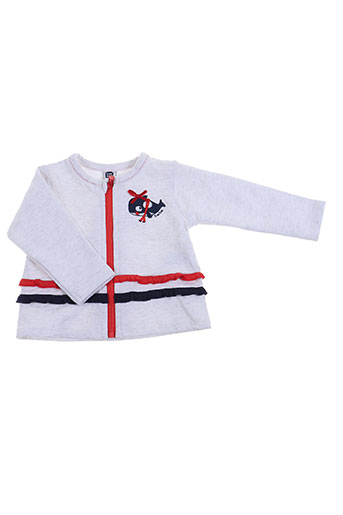 tuc tuc gilets fille de couleur blanc