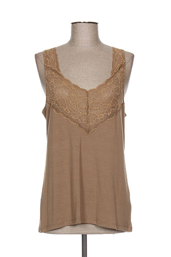 lauren vidal chemises femme de couleur marron