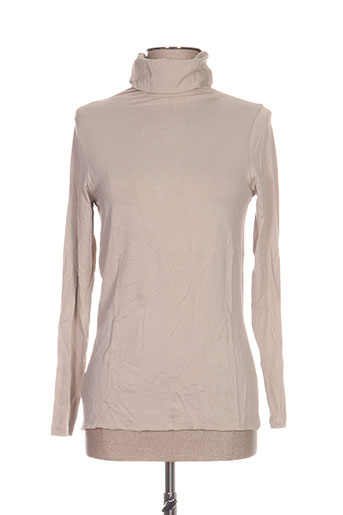 lauren vidal pulls femme de couleur beige